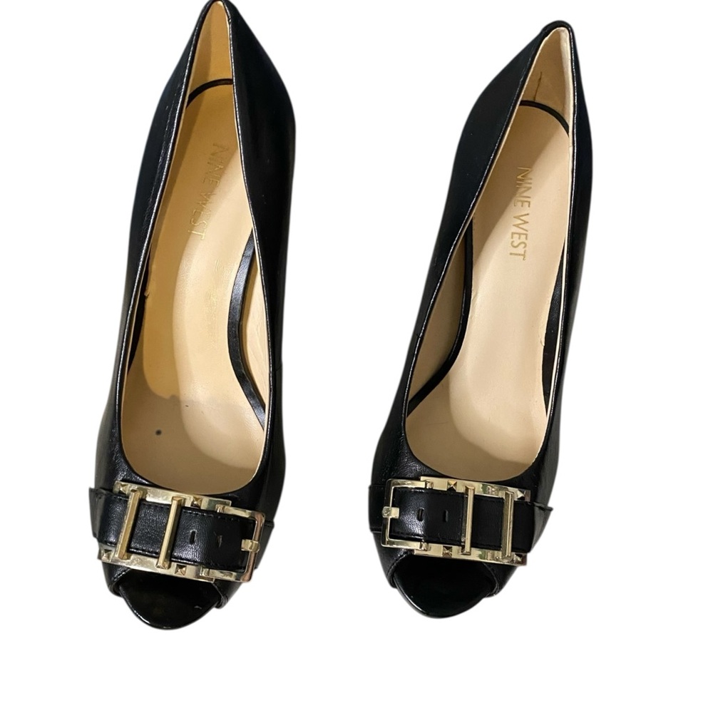 Nine West Black Heels With Sophisticated Design